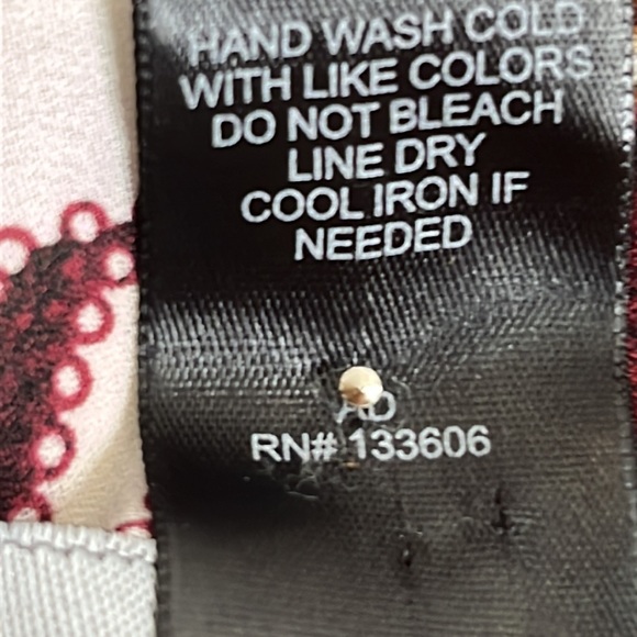 Ashley Stewart Womens Purple Printed Long Sleeve Bow Button Top Blouse 26W PLUS - Picture 6 of 8